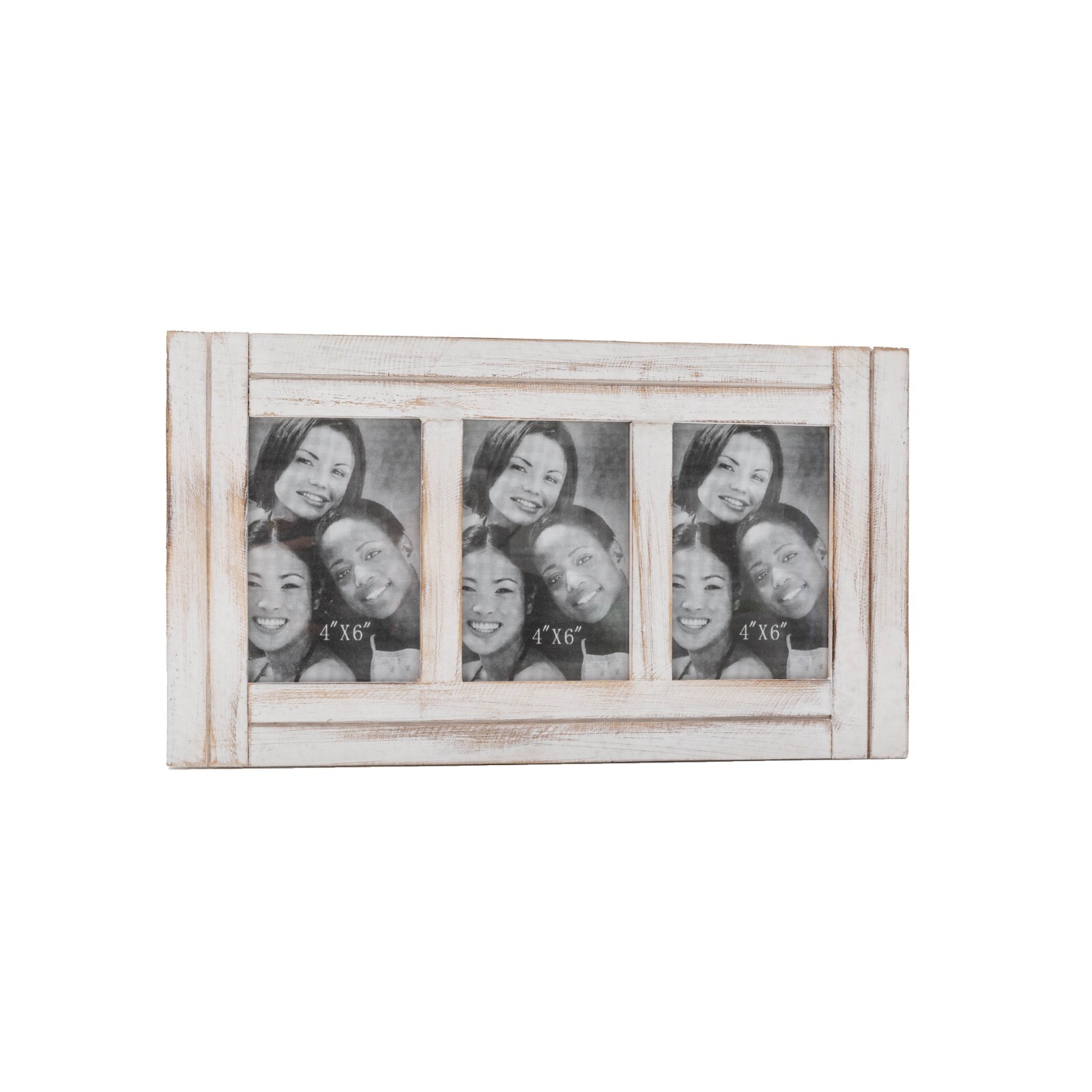 Wall display white frames can be displayed vertically or horizontally