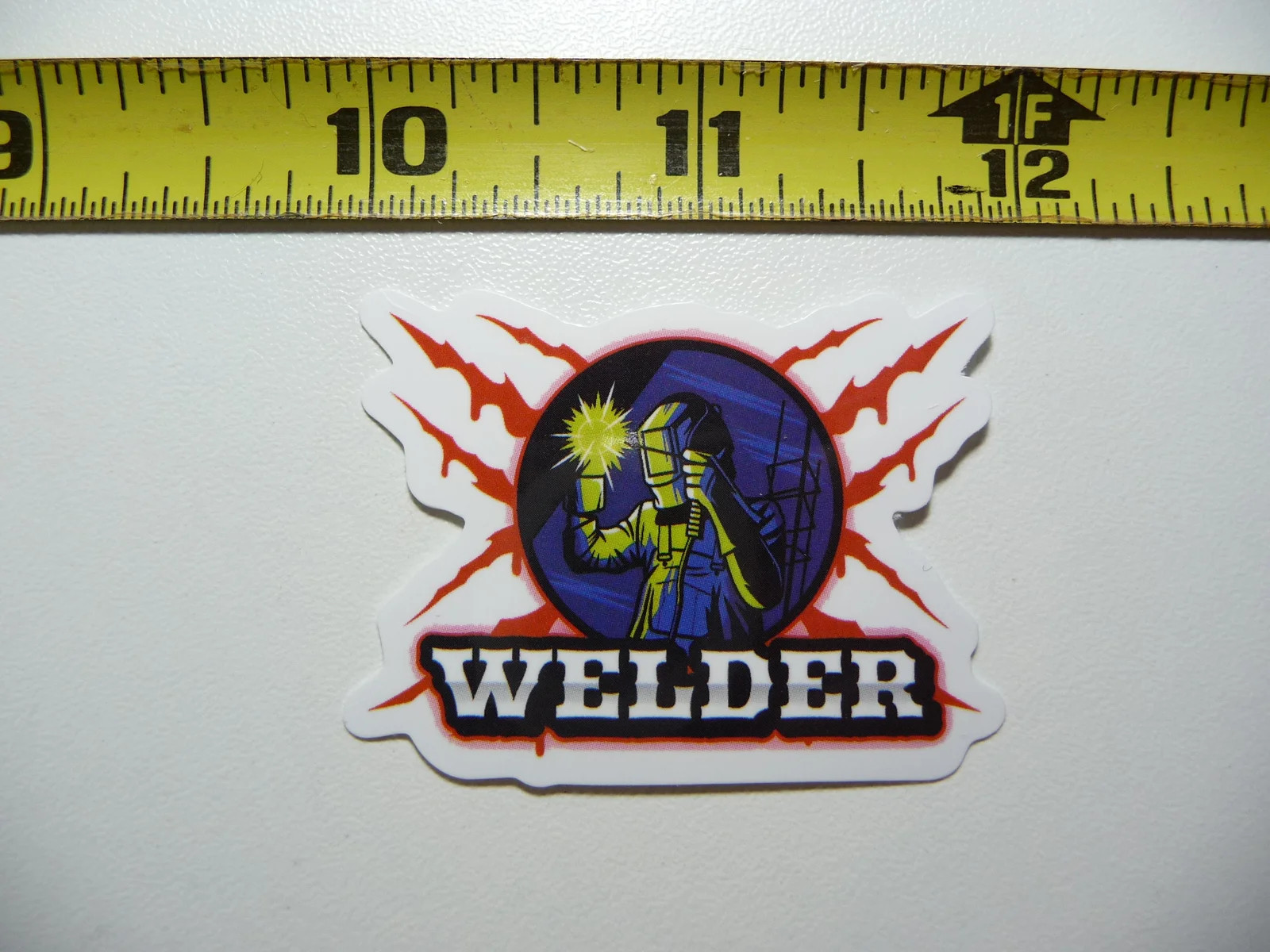 WELDER WELDING CLAW MARKS SMALL STICKER DECAL JOB WORK OCCUPATION FUNNY