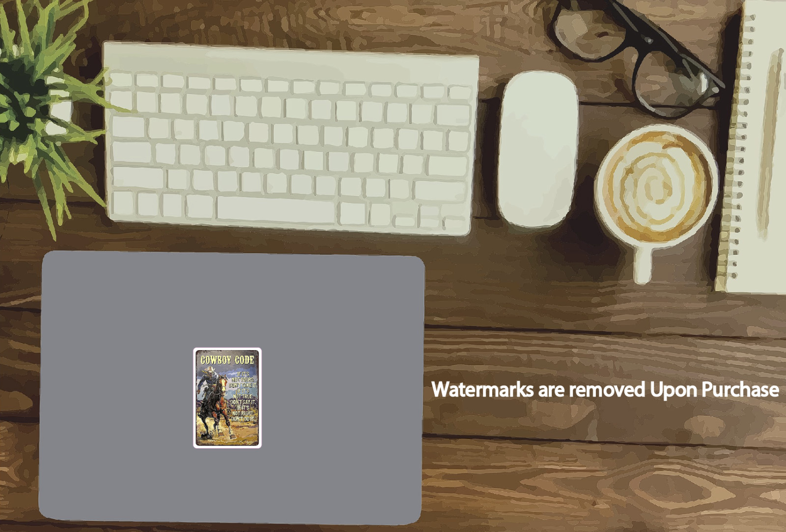 Cowboy Code Sticker Western Waterproof NEW – Buy Any 4 For $1.75 EACH Storewide!