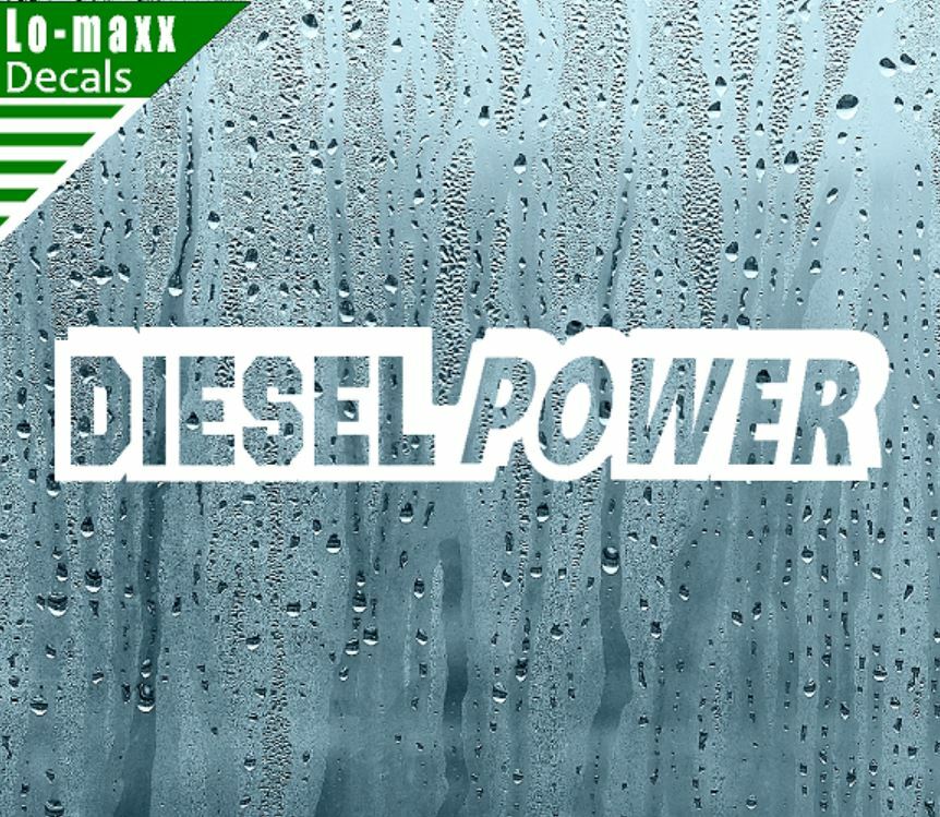 Diesel Power Truck Graphic Design Durable High Performance Die Cut Vinyl Decal
