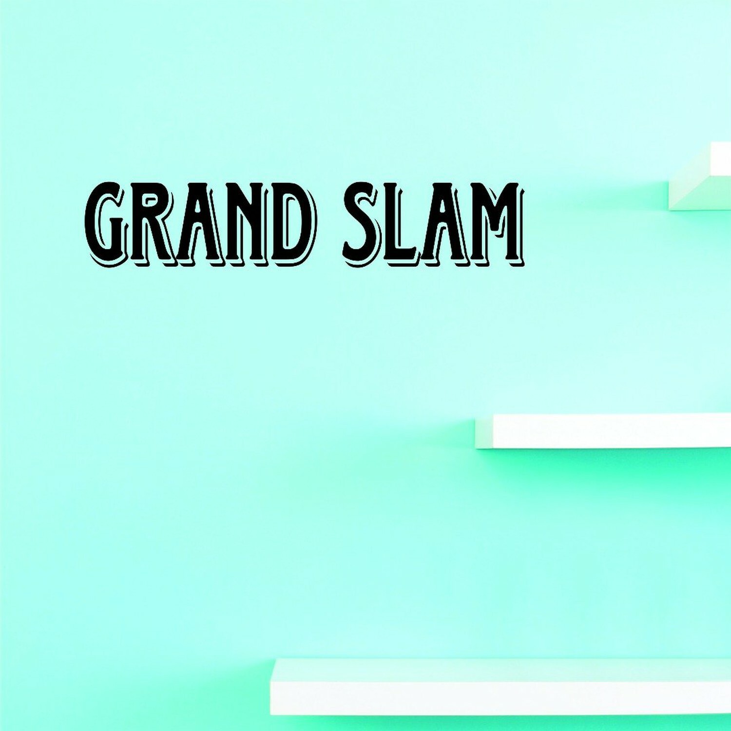 Design with Vinyl JER 123 1 Grand Slam Baseball Sports Quote Sign Boy Girl Ch…