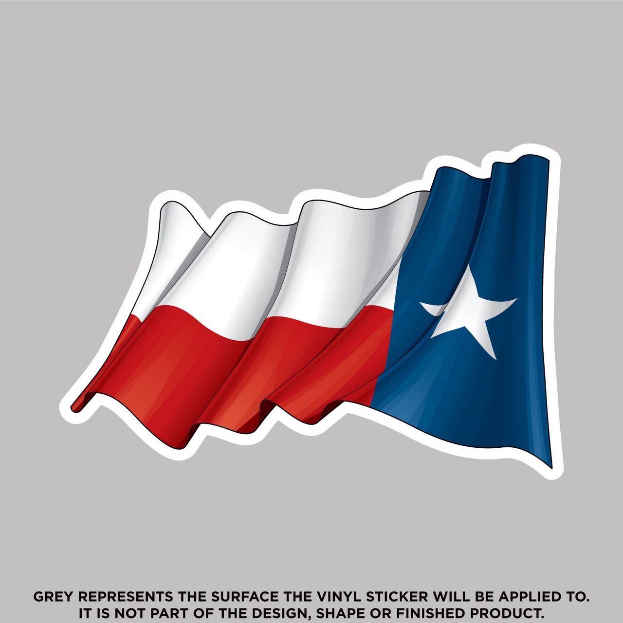 Waving Texas Flag