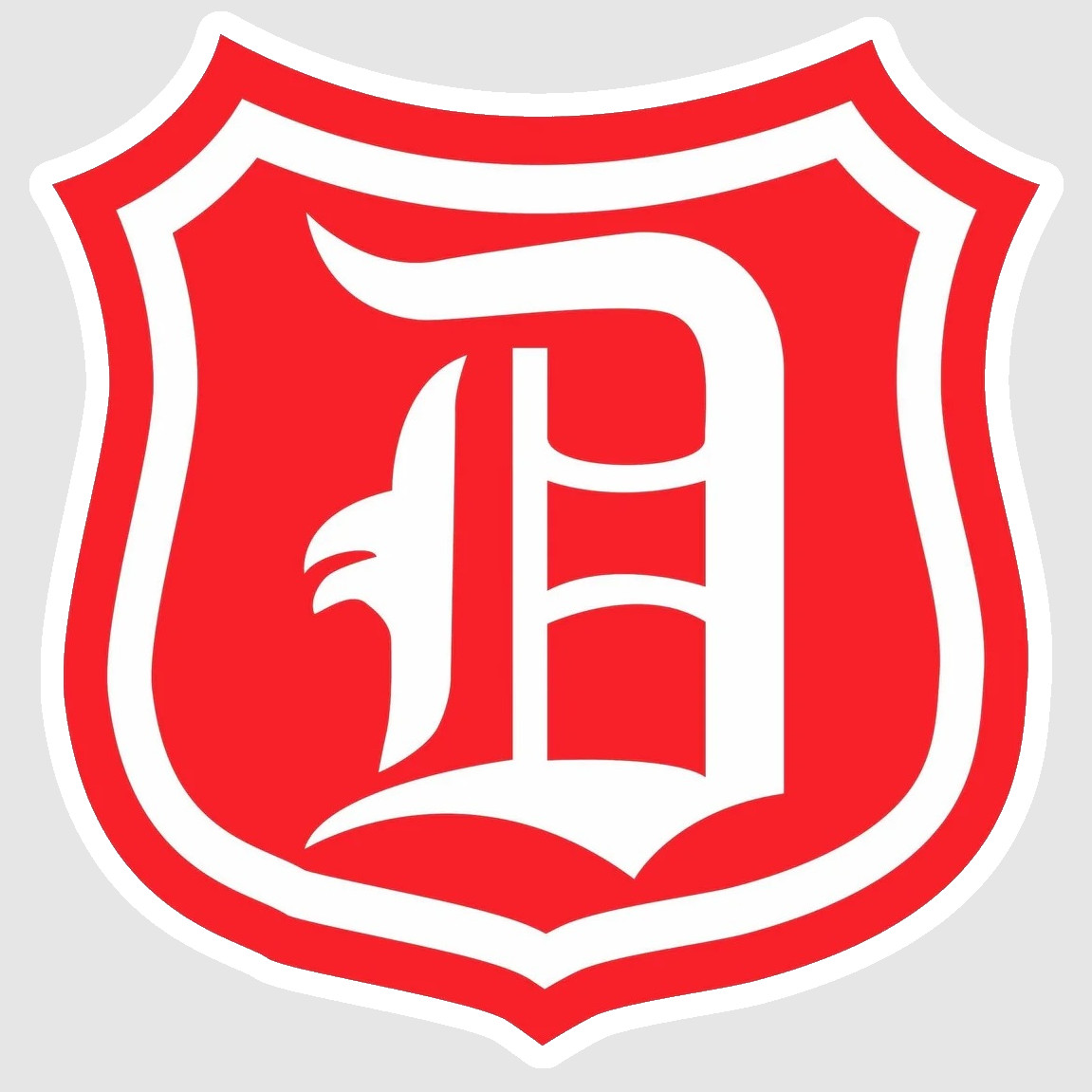 Detroit Red White Hockey Weather Resistant Vinyl Sticker/Decal 02
