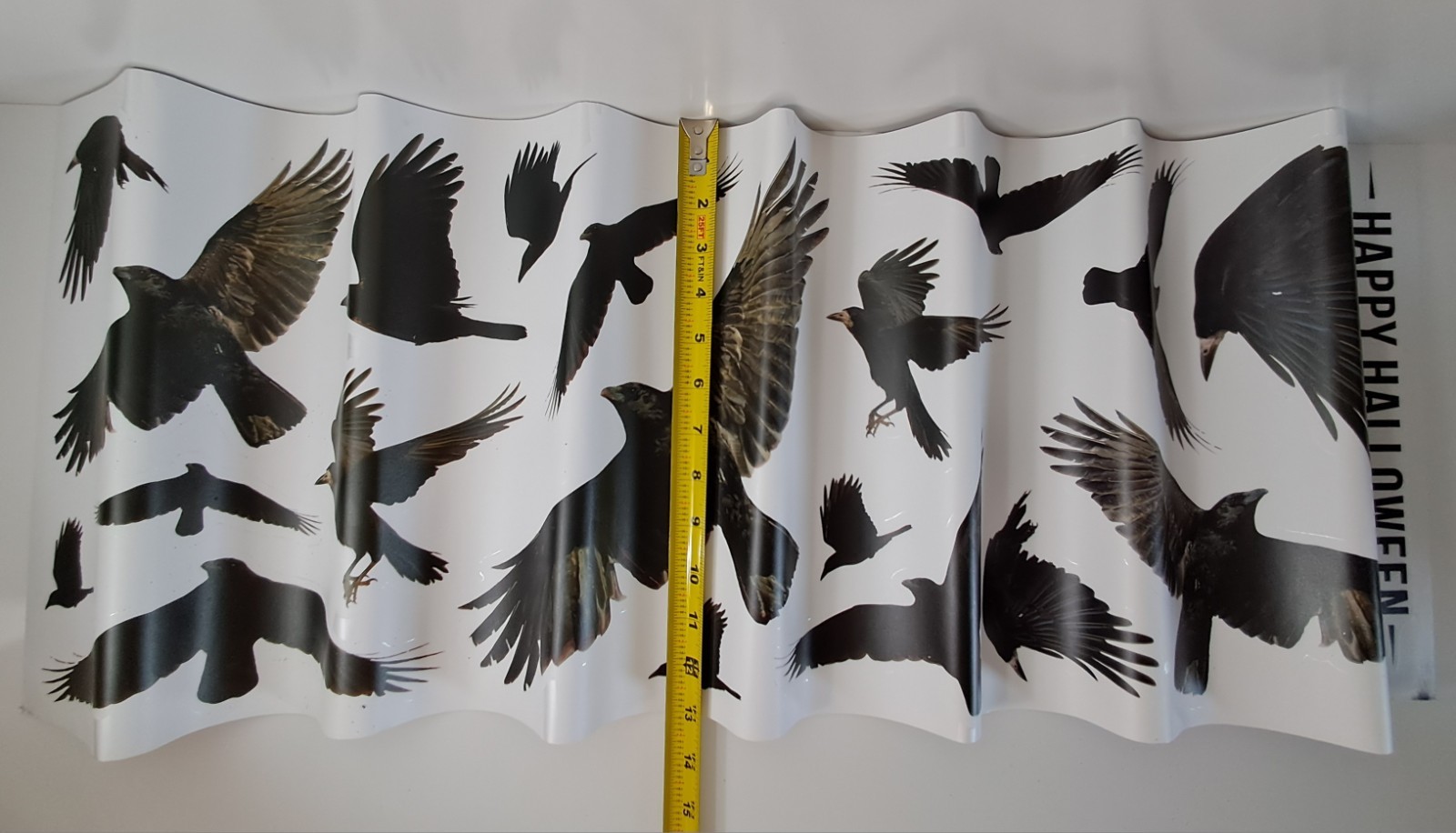 Happy Halloween Blackbirds Crows Wall Art Self-Adhesive Removable