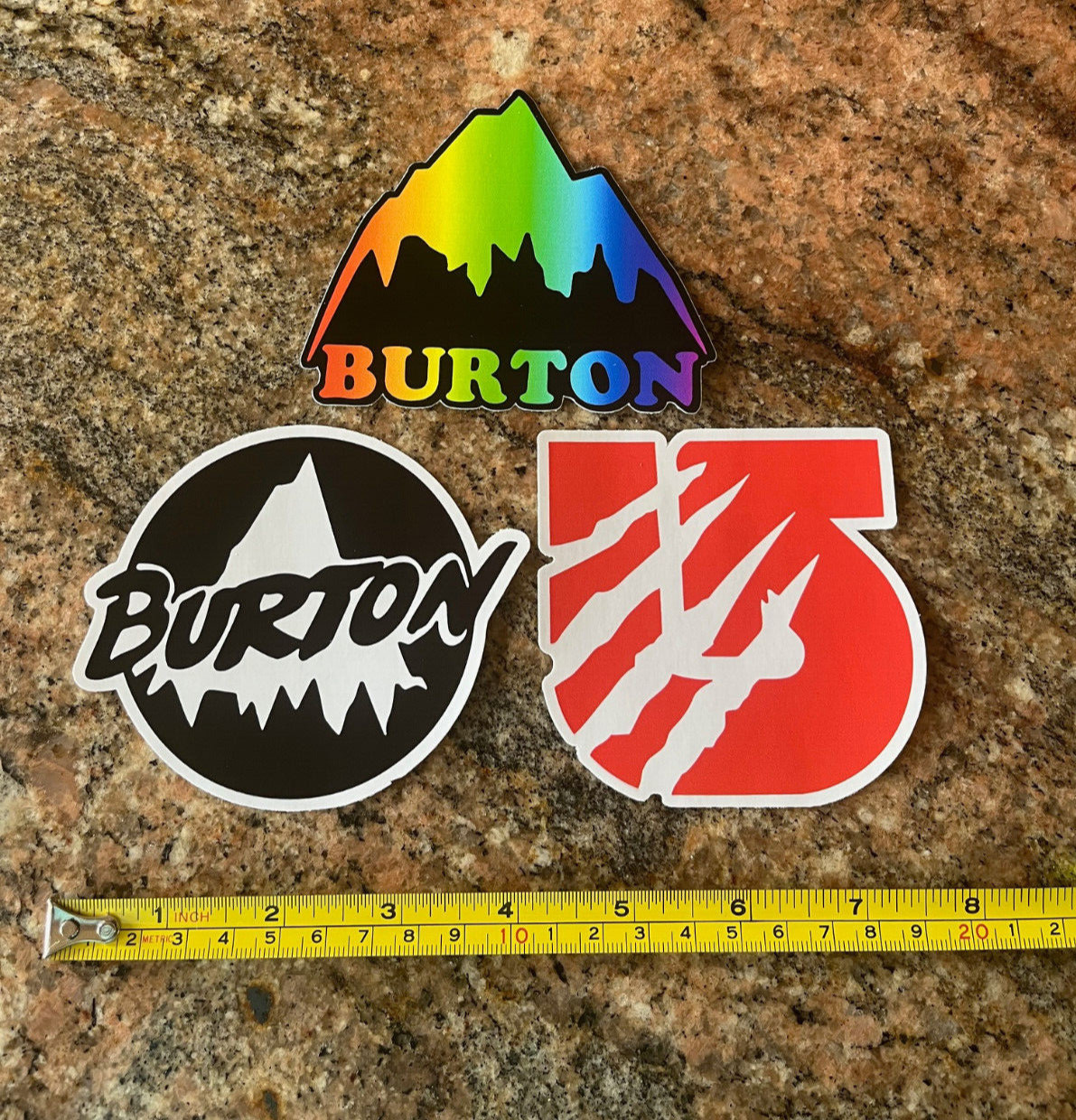Burton Sticker Pack / Lot – 10 Ski Snowboard vinyl decals
