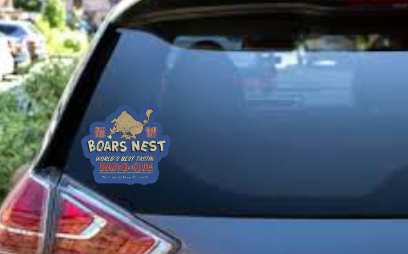 BBQ – Boar's Nest – Vinyl Decal/Sticker Car Yeti Cup Window Cooler Bar Bottle