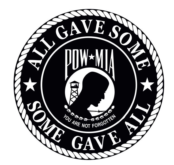 POW MIA Sticker Decal M853