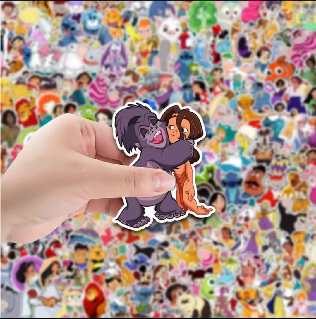 20 PCS Disney Unofficial Movies Shows Characters Cartoon Mix Stickers BRAND NEW
