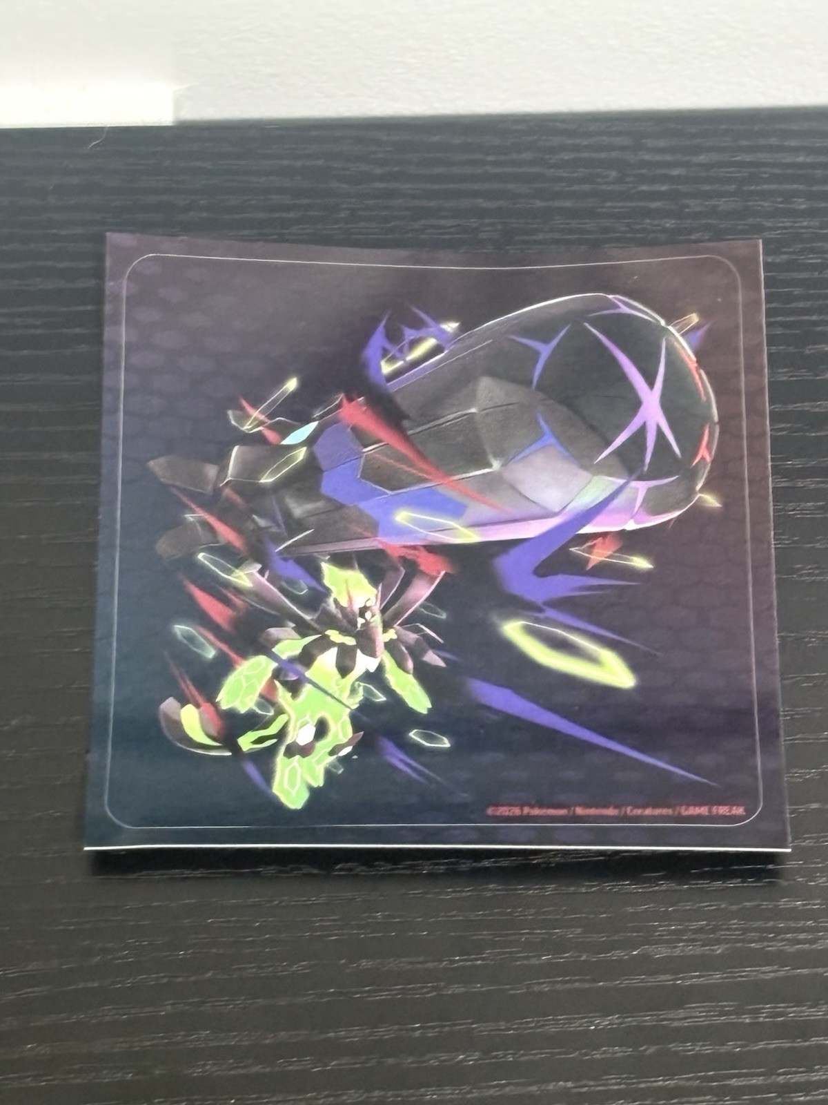 Pokemon TCG Mega Evolutions Mega Zygarde EX Reusable Sticker