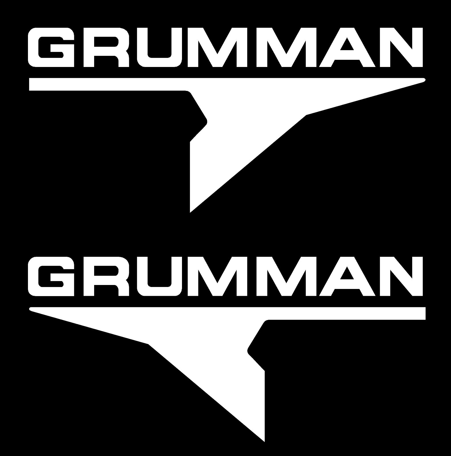 2 GRUMMAN Decal Asst. Sizes FREE SHIPPING