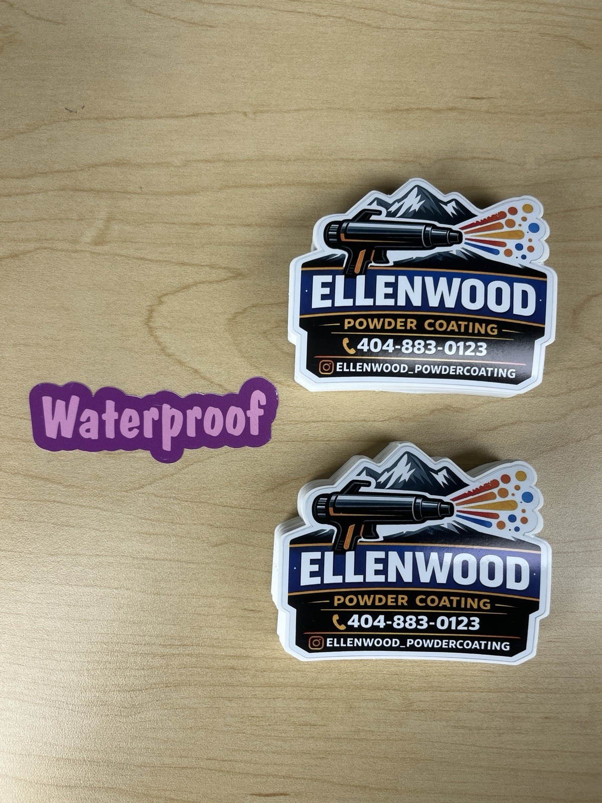Custom Stickers Logo Product Label Bulk Decal Vinyl Water & Scratch Resistant