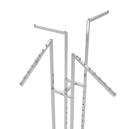 Econoco K12 4-Way with 2 Straight and 2 Slant Arms – Square Tubing