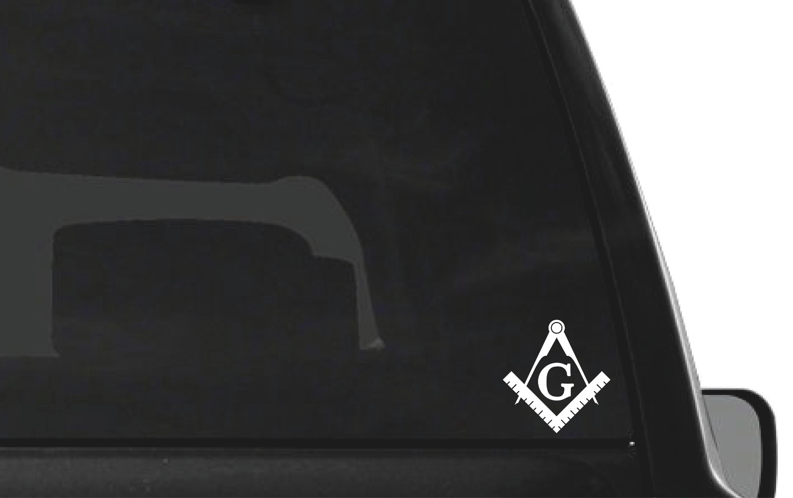 Set of 6 FREEMASON Masonic vinyl decal small Templar Free Mason symbol Sticker