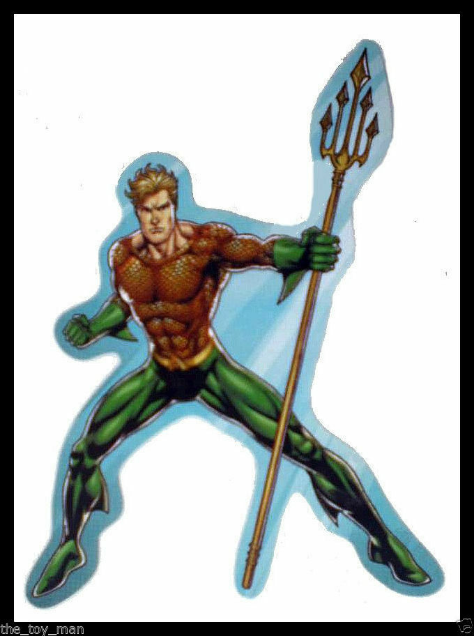 AQUAMAN LAPTOP STICKER DECAL~DC COMICS JUSTICE LEAGUE SUPERHERO~BOGO 40% OFF