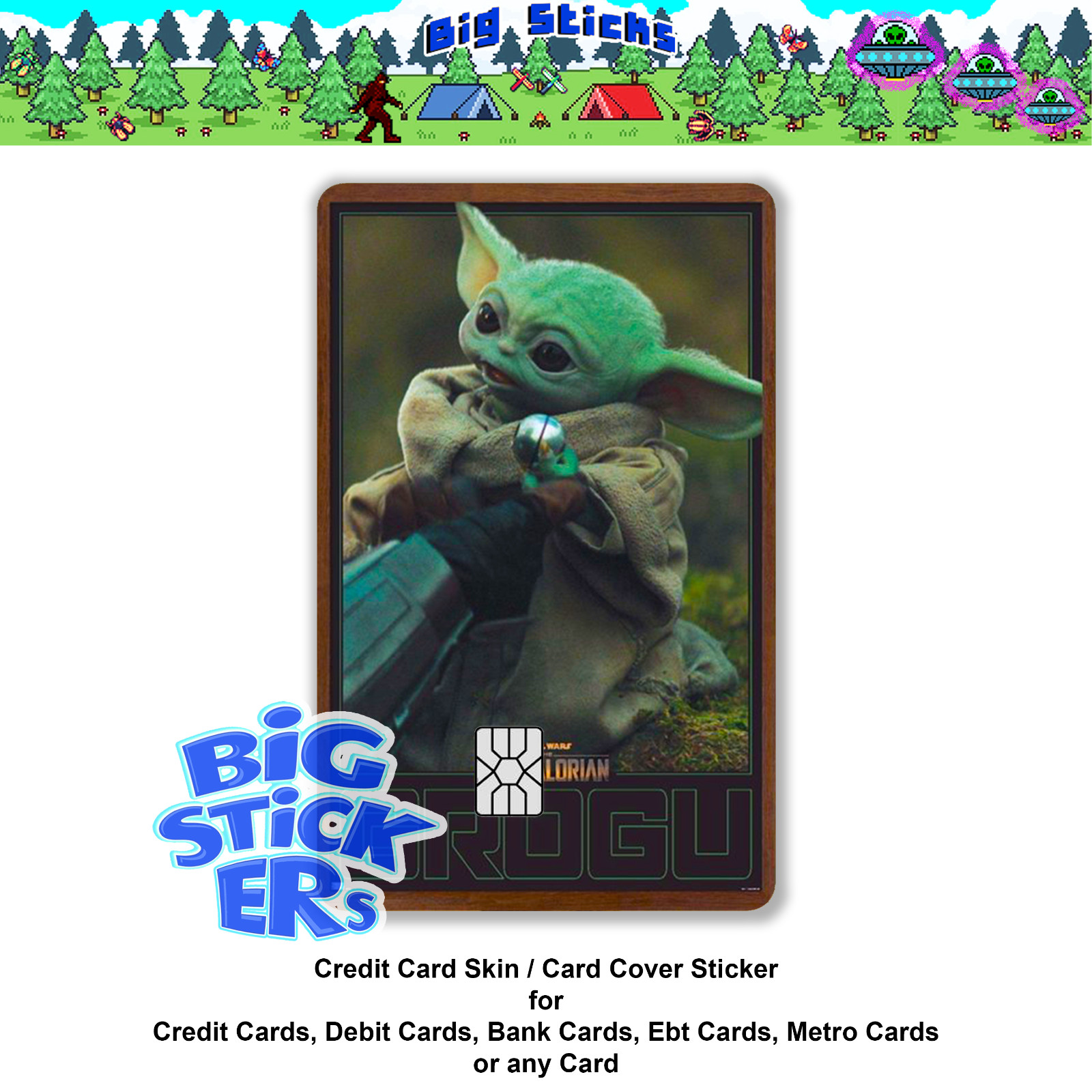 Starwars Credit Card Cover SMART Sticker Skin Wrap, Card Sticker Decal