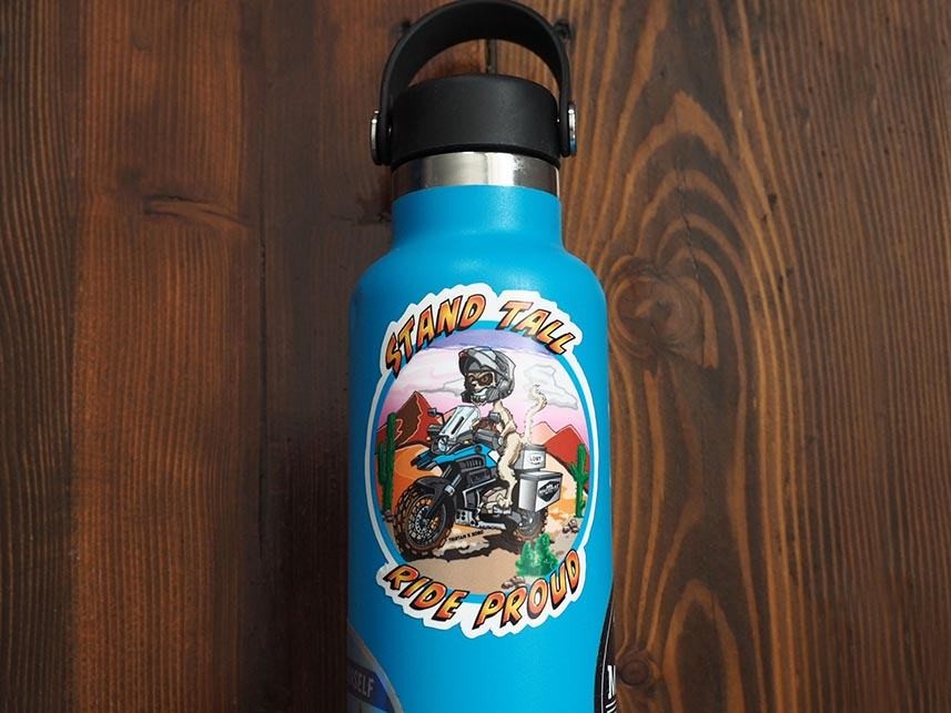 Meerkat Moto Artwork Sticker