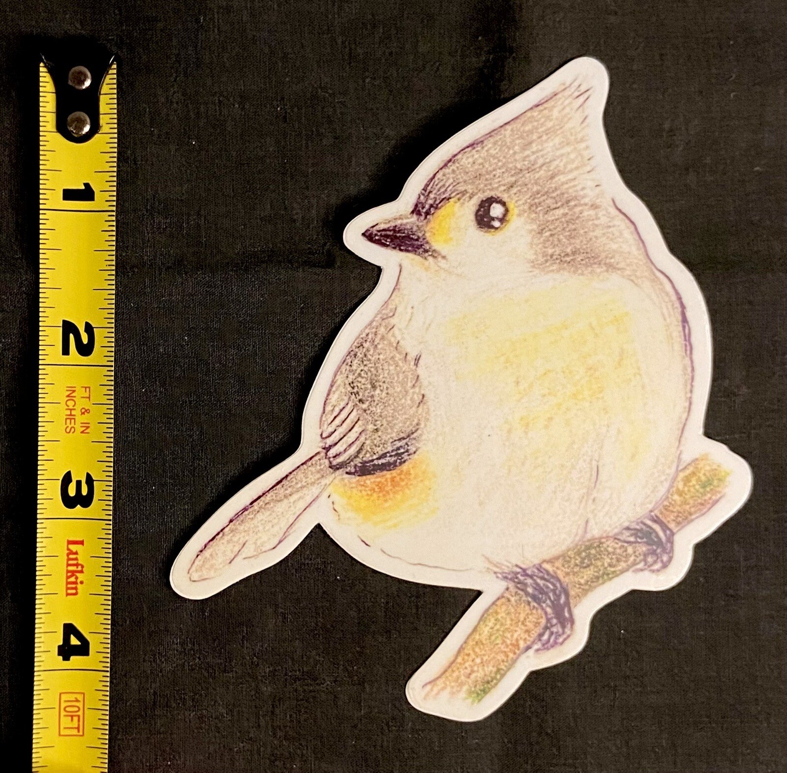 Wildlife Art Stickers Your Choice- 1 Vinyl Sticker: Bee, Snail, Ladybug, Bird