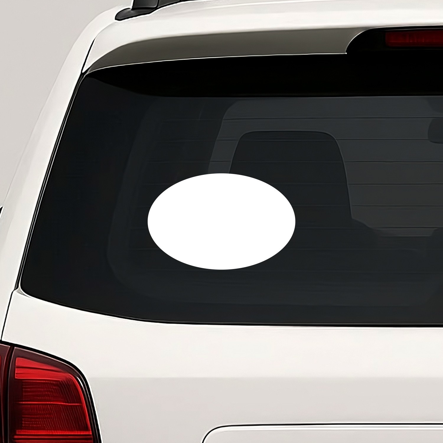Oval Vinyl Die Cut Decal Sticker – Shape