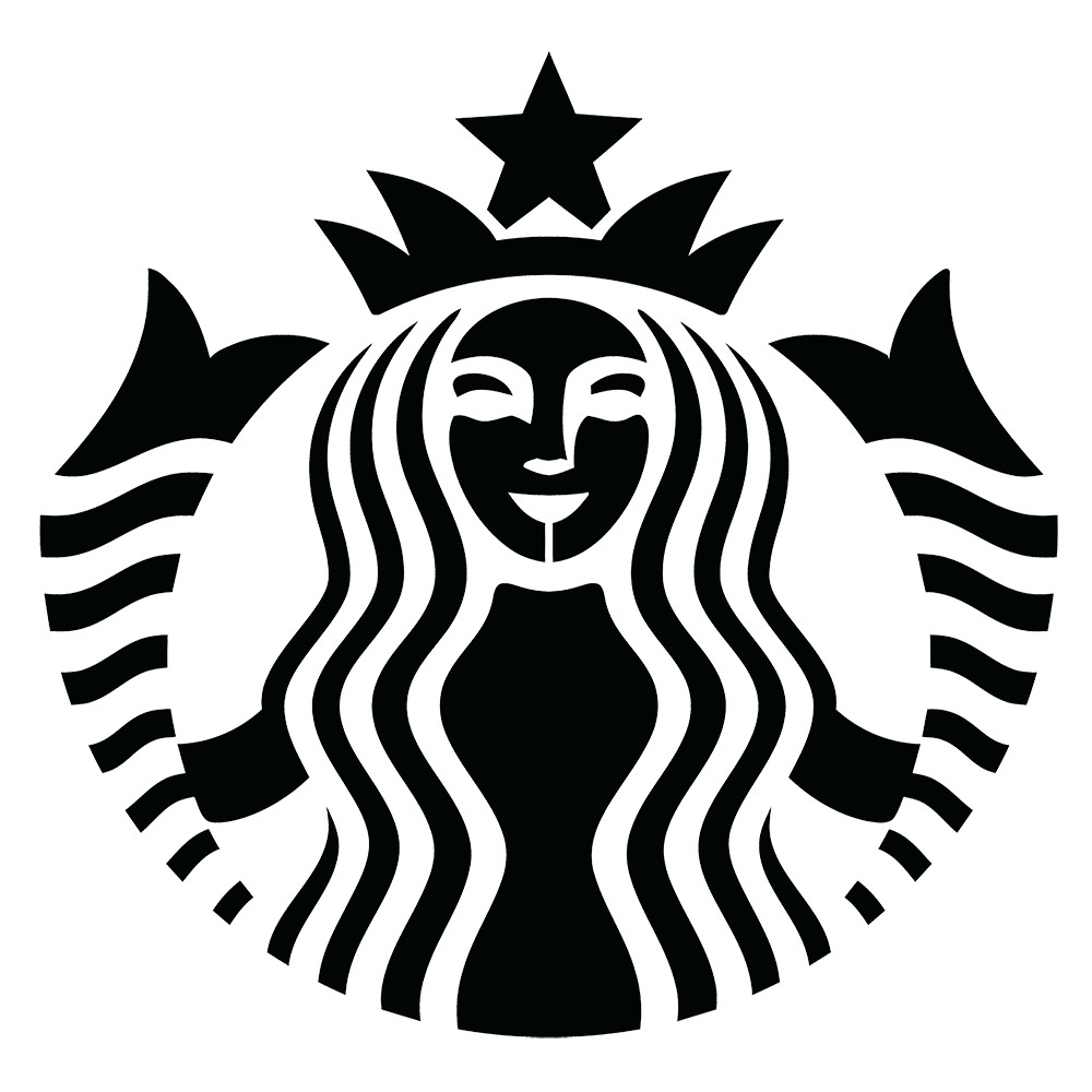 8" Starbucks Mermaid Vinyl Decal Sticker