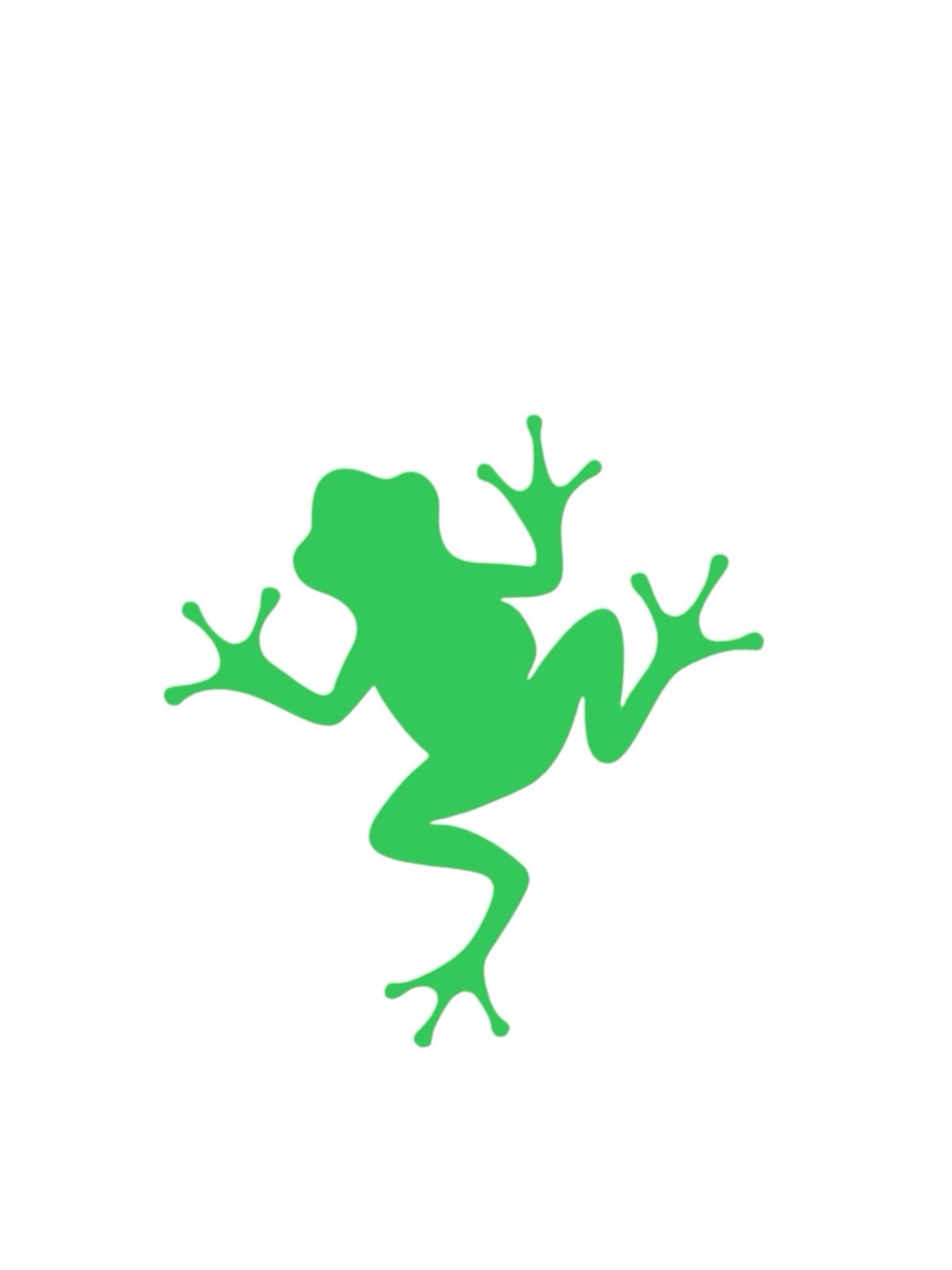 Frog design#3 Decal for car Windows Laptops most Smooth Surfaces