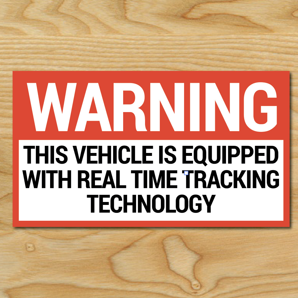 (1) Warning GPS Sticker car Auto Race Drift JDM Decal Truck Work Security Track