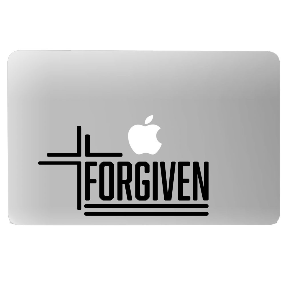 Forgiven Christian Jesus faith Decal Sticker Car Truck Wall Door Window Laptop