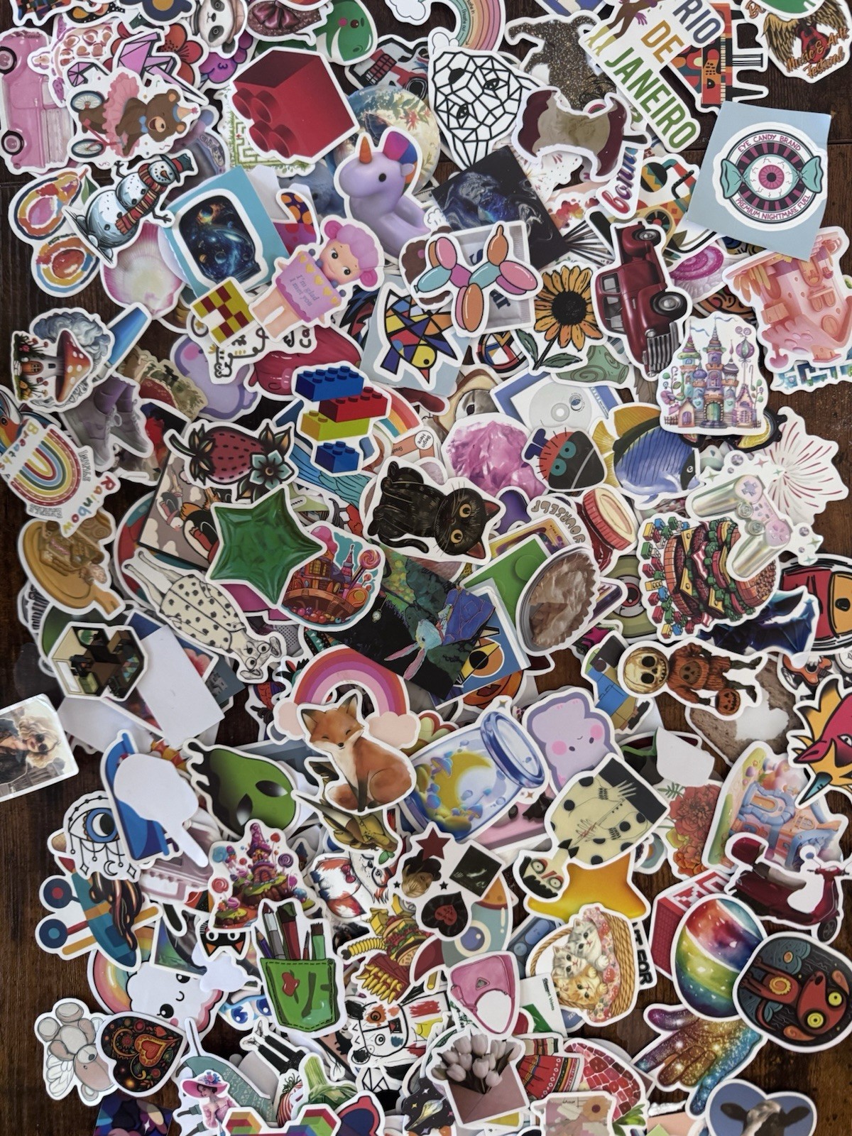 100+ Vinyl Sticker Lot Kawaii Retro Cute Art Animals Laptop Water Bottle Planner
