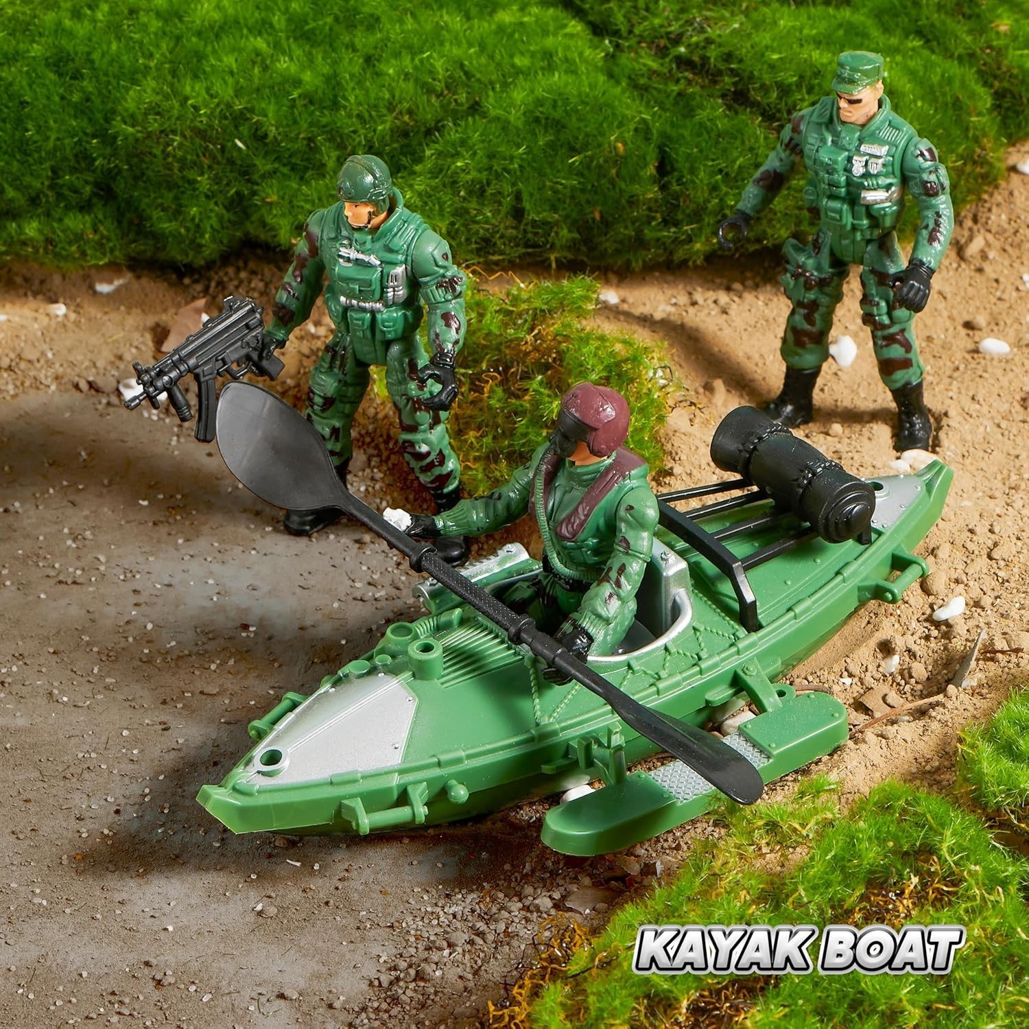 10-In-1 Military Helicopter Toys Set with Light, Sound, Trucks, Boat, Bike, Army