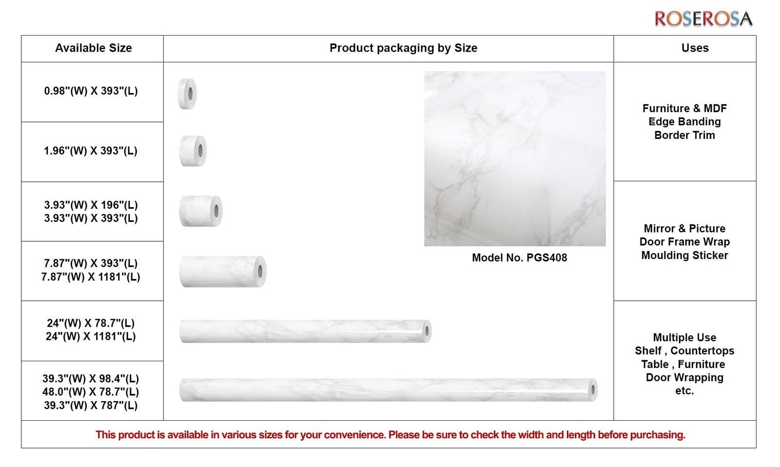 Peel and Stick Glossy Faux Marble Architectural Film Self-Adhesive Vinyl Film…