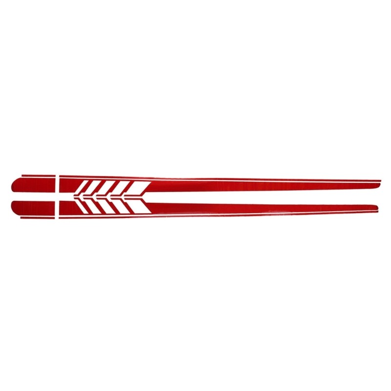 2Pcs Auto Body Decoration Stickers Universal Side Stripe Stickers Auto Accessory