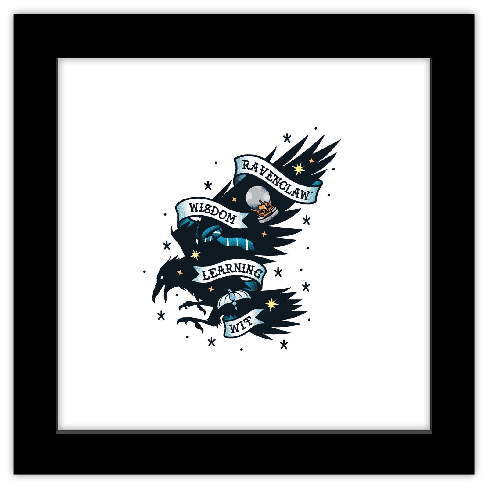 Trends International Gallery Pops Harry Potter – Ravenclaw Tattoo Art Wall Ar…