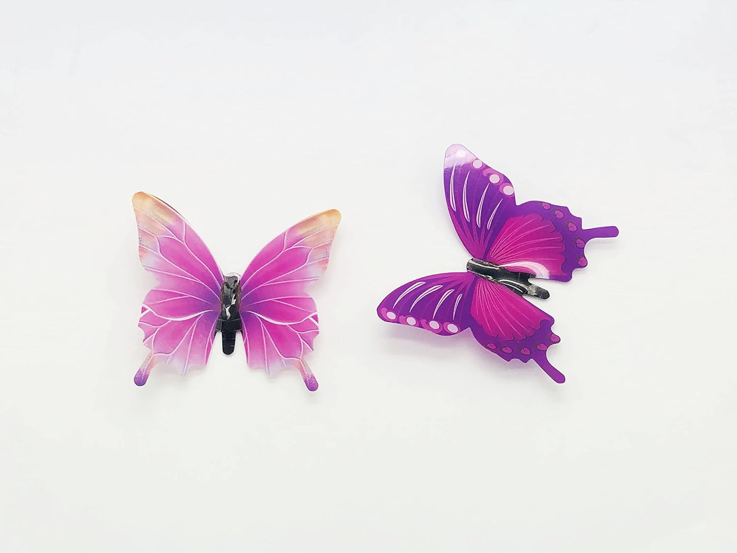 132 Pcs Butterfly Decals, 3D Colorful Butterfly Wall Stickers, 3D Plastic Butter