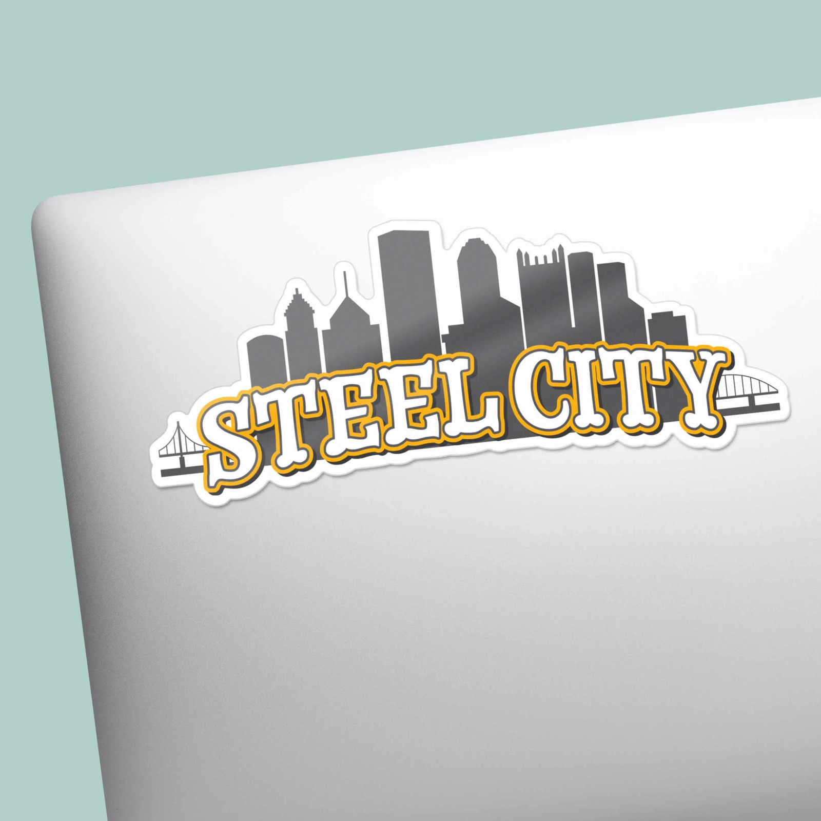 Steel City Pittsburgh Sticker – PGH Pennsylvania Decal