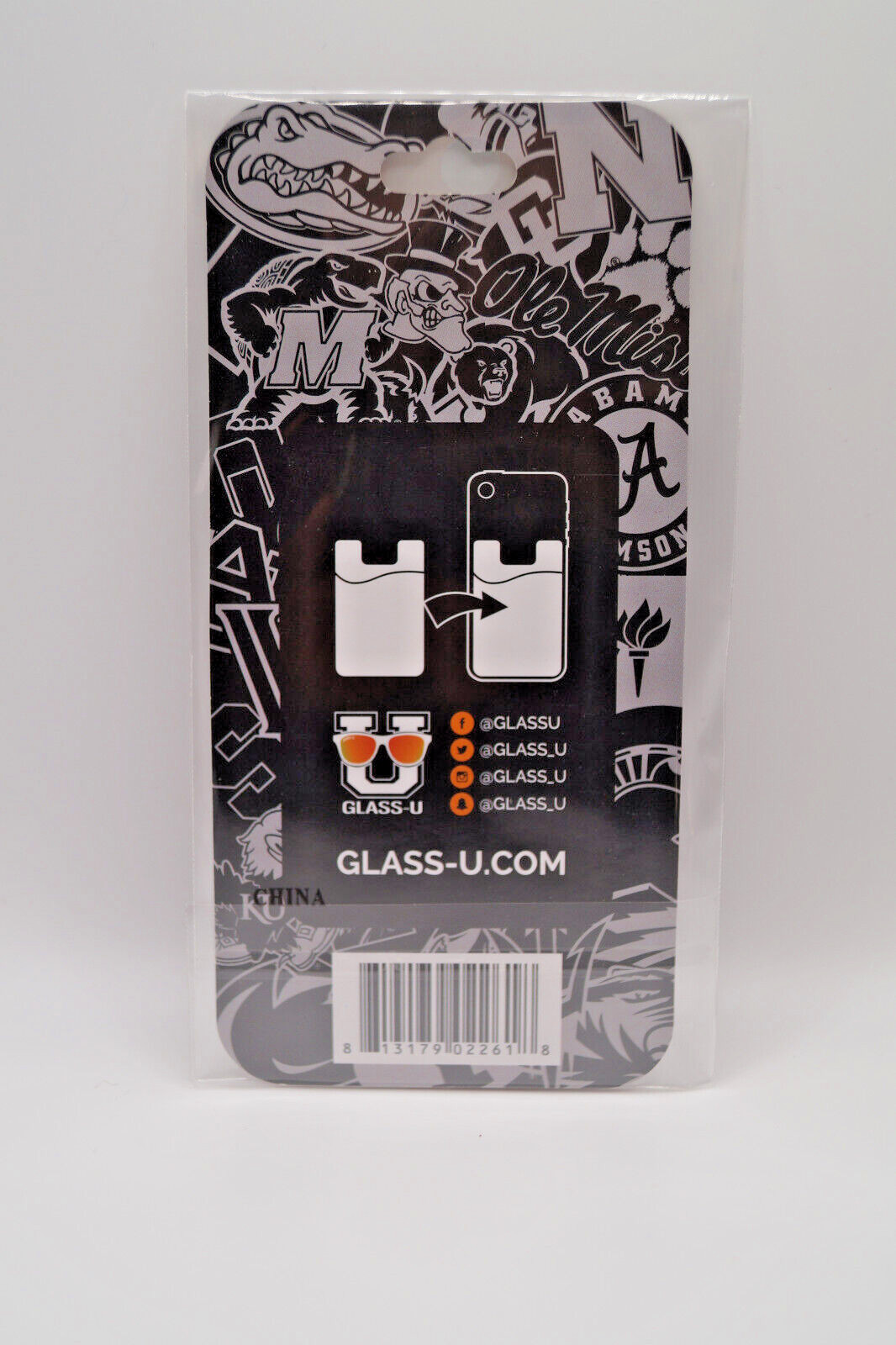 Universal Adhesive Pocket Stick On Phone Wallet Card Holder Virginia Tech