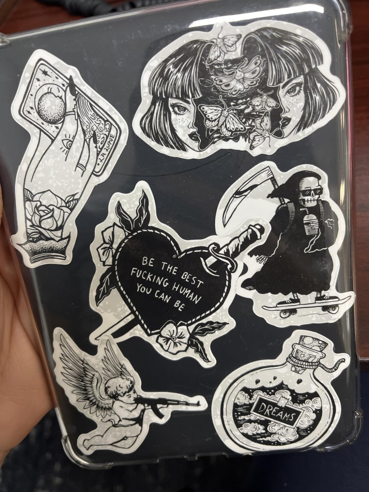 Goth Sticker Lot 50 Stickers Multicolor Horror Halloween Gothic Black And White