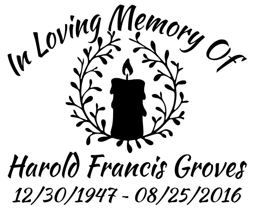 In Loving Memory Decal Custom Candle Light Car Vinyl Sticker Eternal Flame |