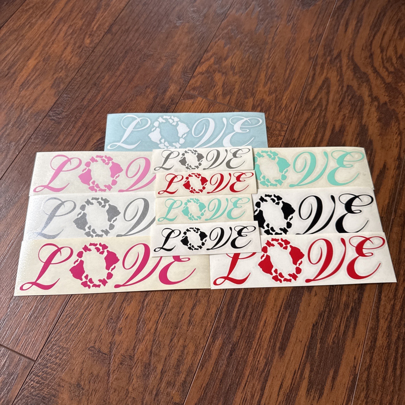 Hawaii Love Island’s Sticker Decal New 4” or 7" Inch 7 Colors To Chose From Kind