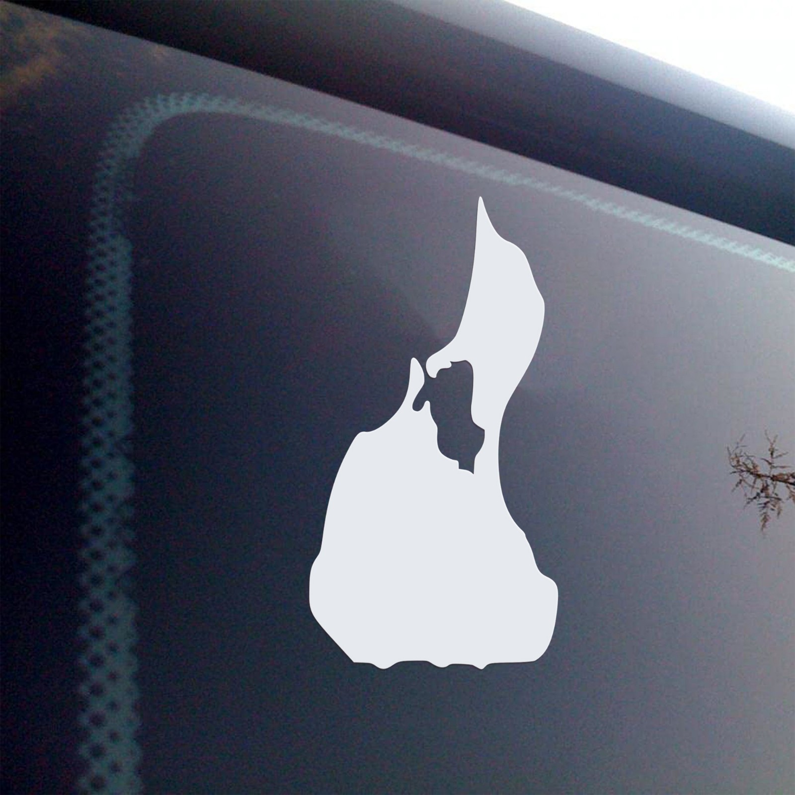 Block Island Vinyl Decal – Rhode Island Map Outline Sticker – Car Truck RV Boat