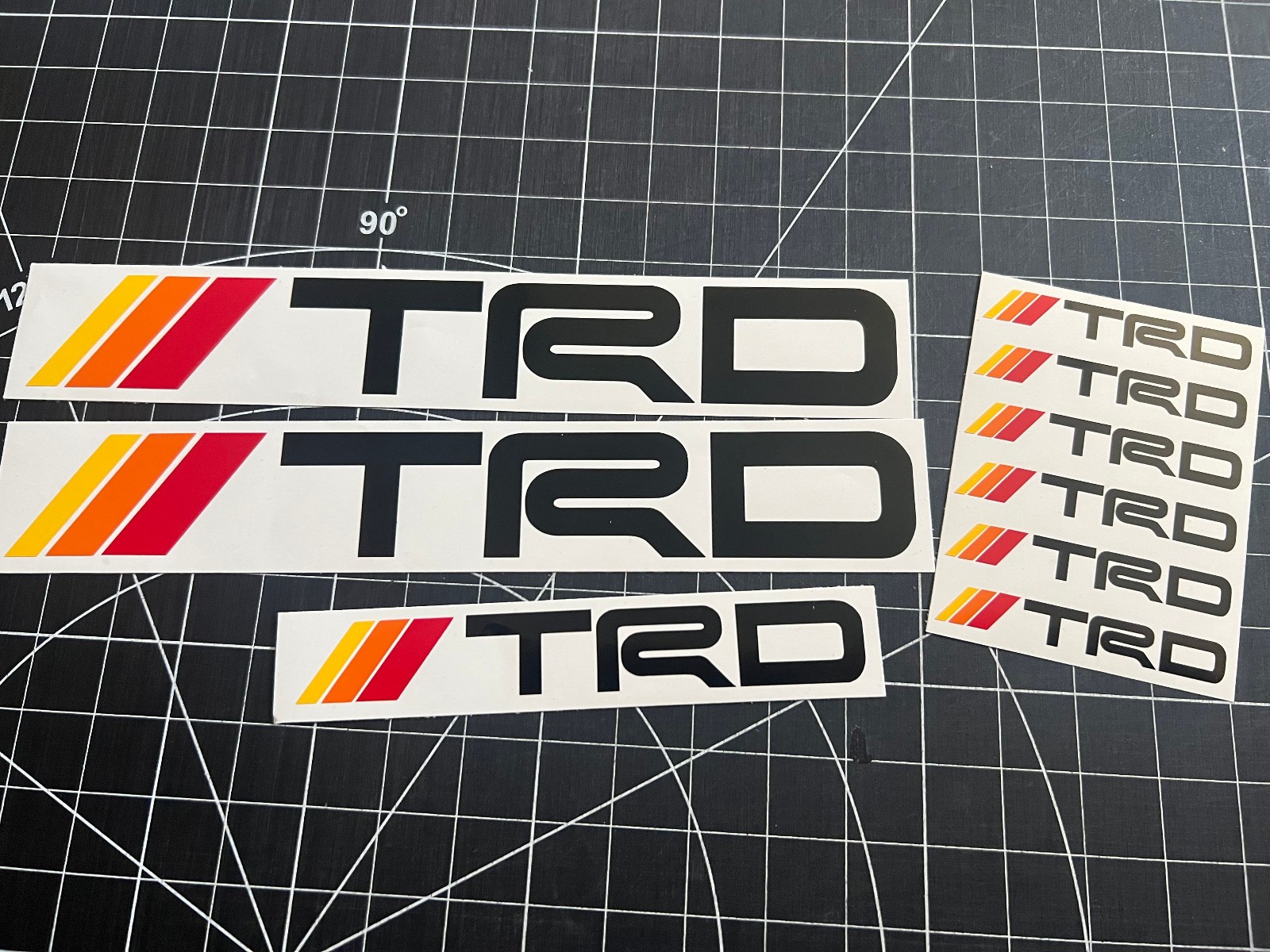 (1) TRD Heritage Decal for Toyota Tacoma Tundra Decal CUSTOM COLOR