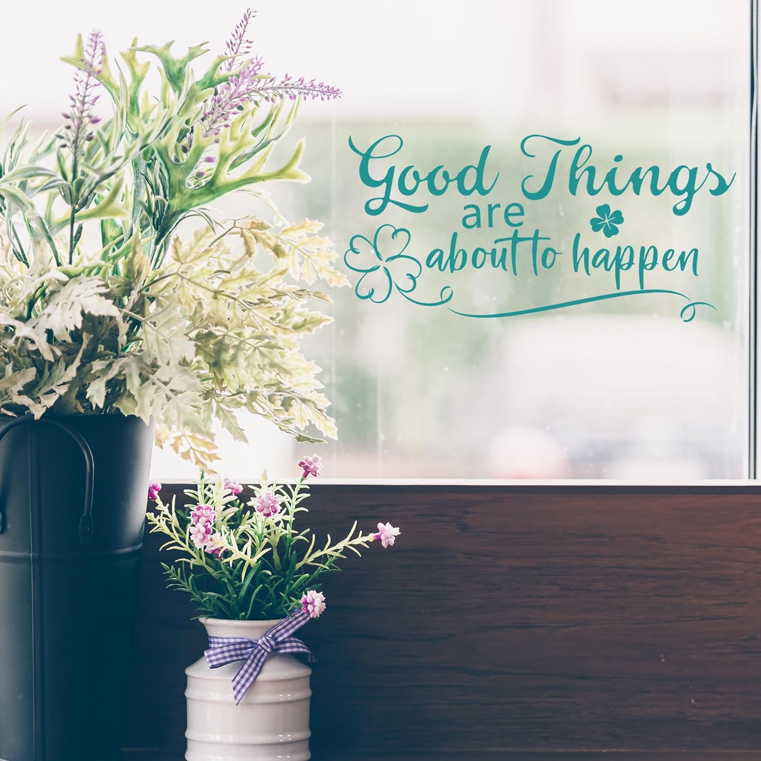 Turquoise Inspirational Wall Decals Motivational Quotes Stickers Teal Wall Decor