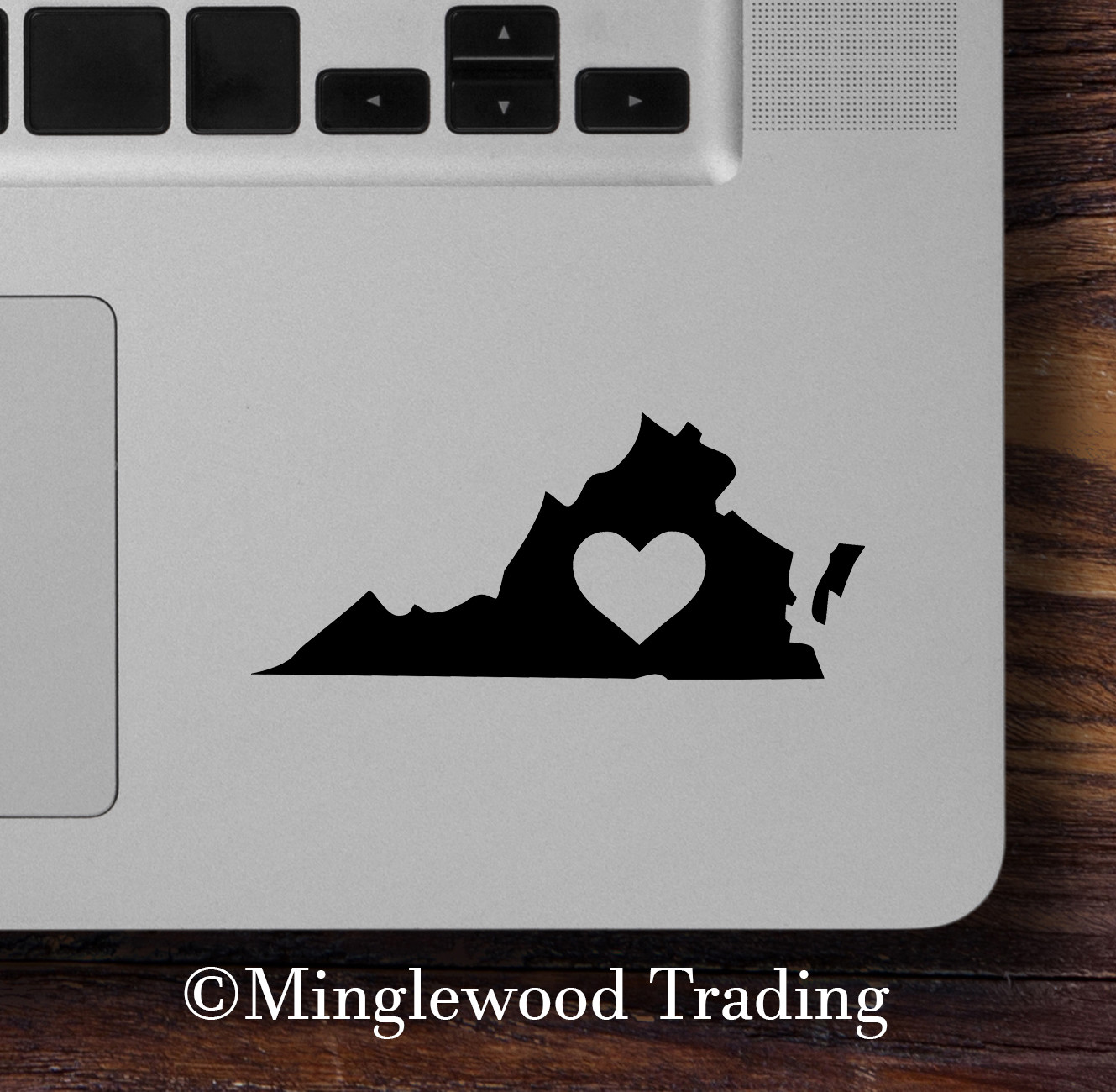 2x VIRGINIA HEART 3" x 1.5" Vinyl Decal Stickers – Love RVA Richmond Va Beach