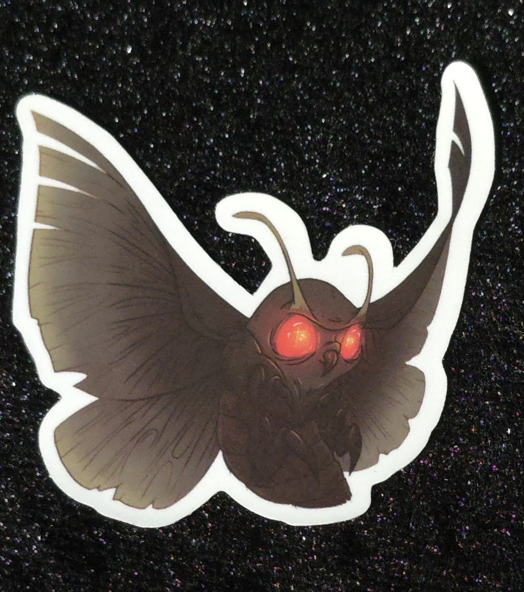 Animated Style Mothra 2" Decal Sticker