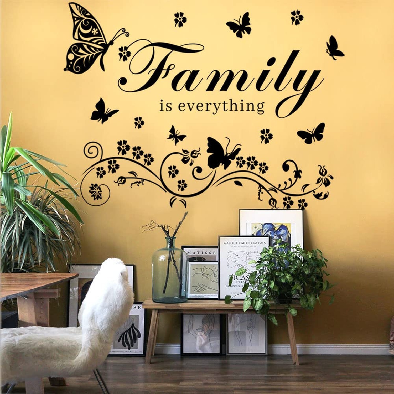 Wall Decor Sticker Vinyl Wall Art Decal Removable Wall Stickers Quotes Family…