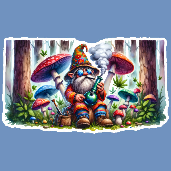 Weatherproof Car Window Decal Sticker Forest Gnome Art Elves & Fairies Fantasy