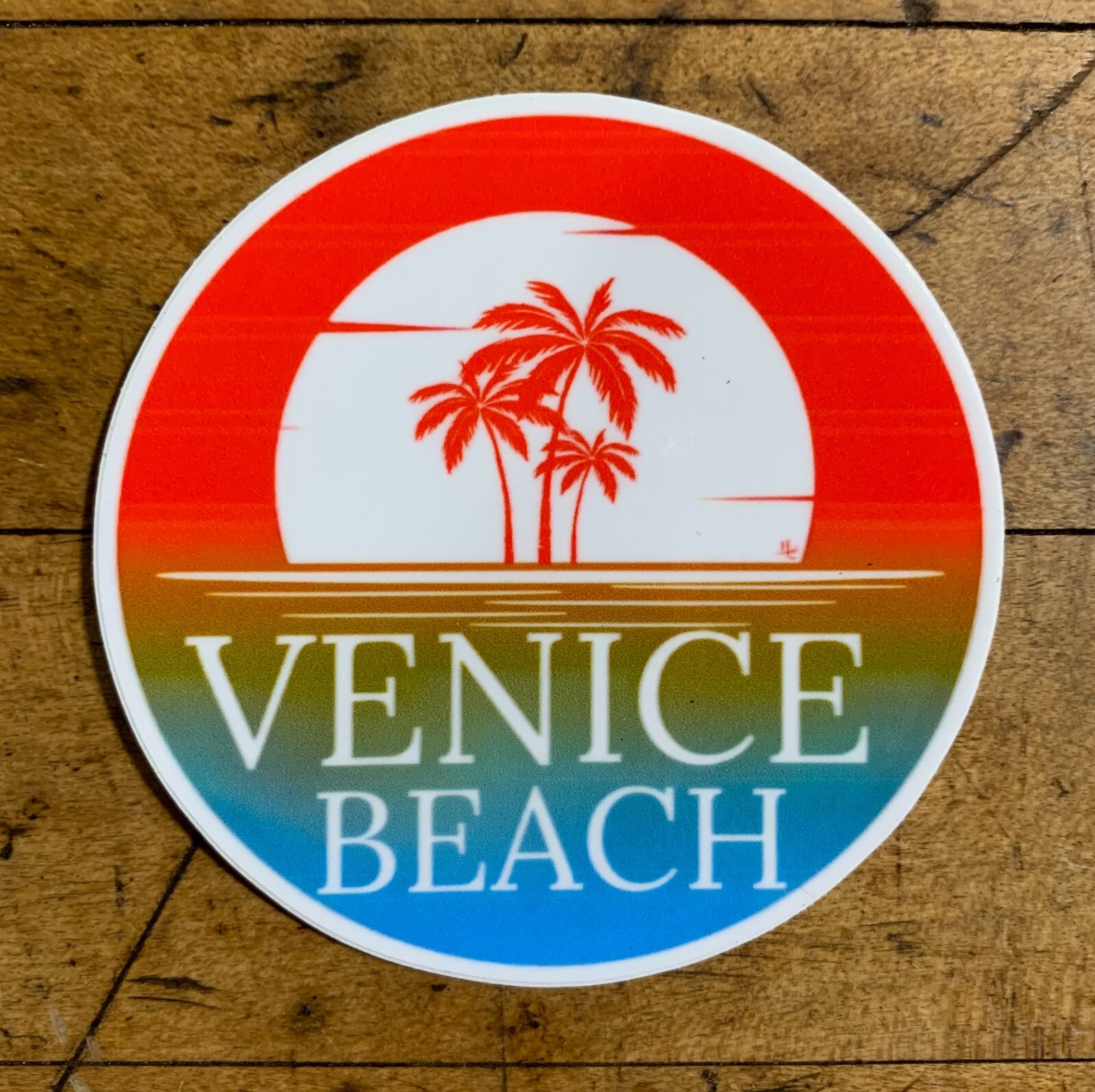 10-Pack Venice Beach Sticker Vinyl Decal Palm Trees Sunset California CA USA 3"