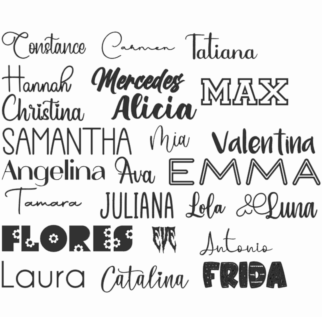 Custom Made Vinyl Decal • Your Name • Your Color • Your Font • Your SIze