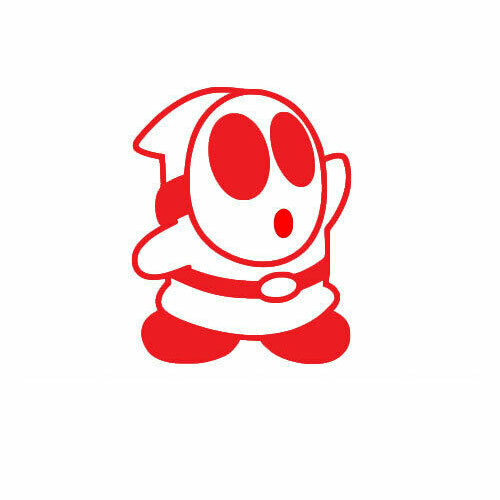 Shy Guy Decal Vinyl Sticker for Home Wall Nursery Room Door Car Window Art Decor