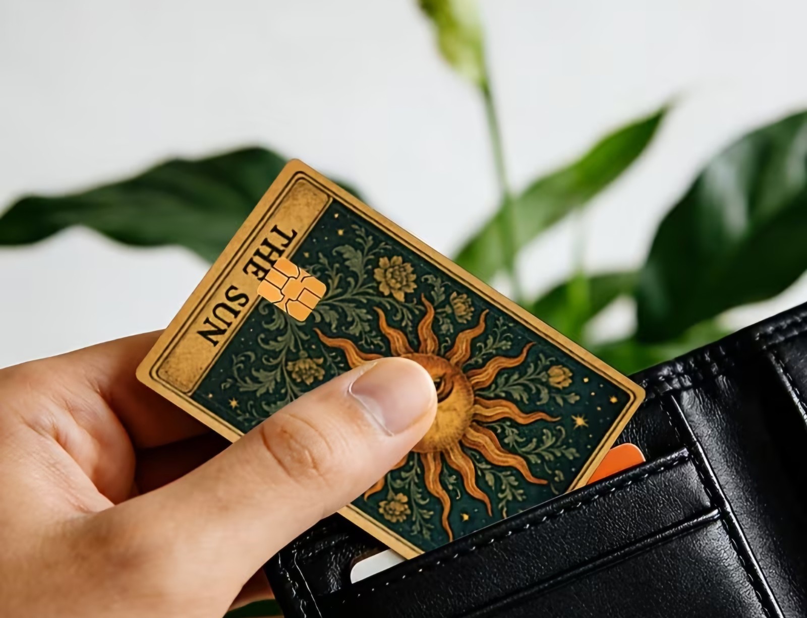 The SUN Tarot Card Credit Debit Card Sticker Skin Free Shipping US Seller