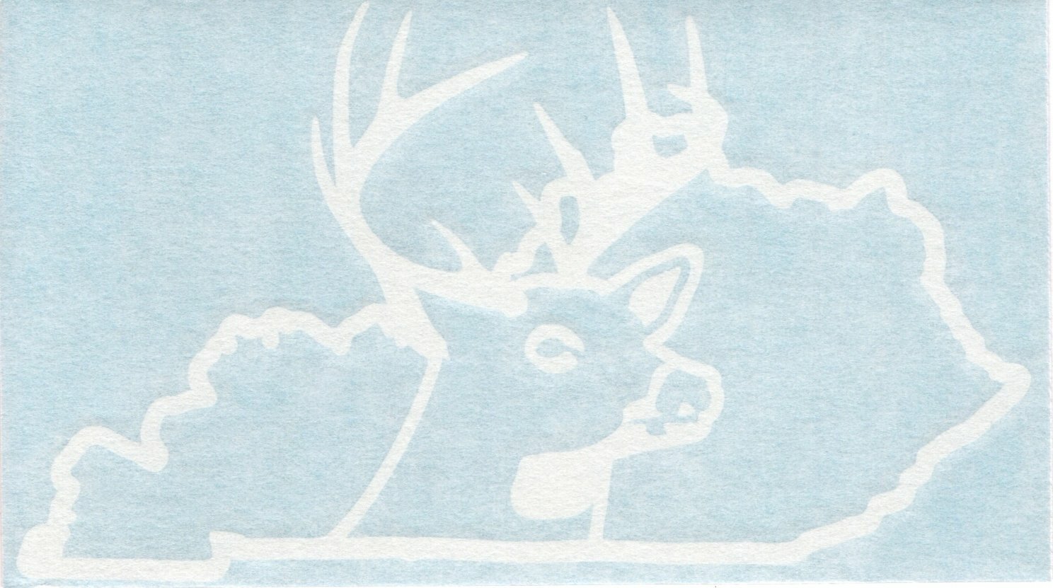 Kentucky Deer Hunter Hunting Buck Outdoor Car Window Vinyl Decal Sticker 01222