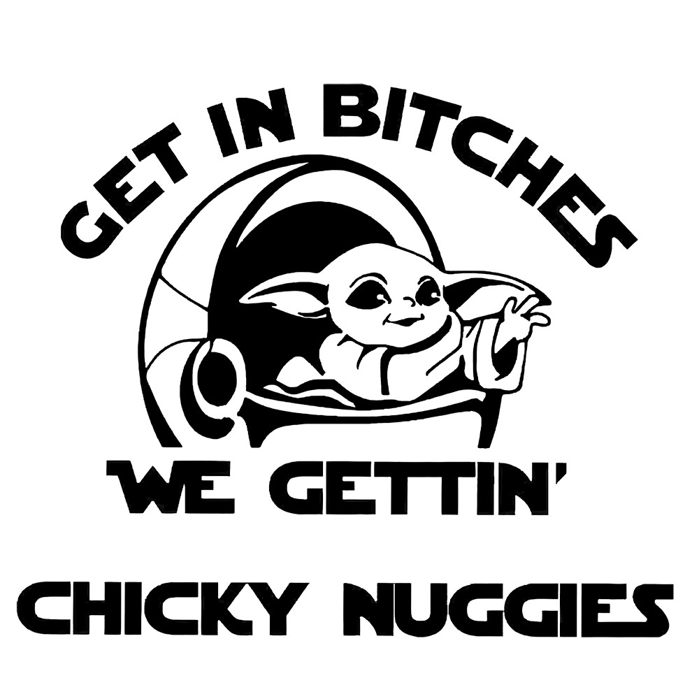 6" Grogu Baby Yoda Chicky Nuggets Star Wars Vinyl Decal Sticker